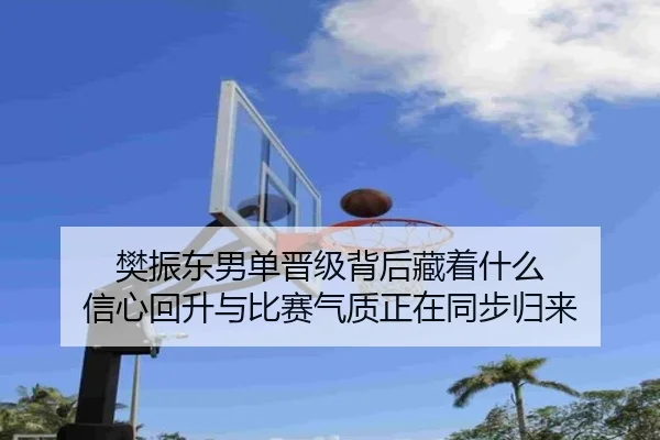 樊振东男单晋级背后藏着什么 信心回升与比赛气质正在同步归来